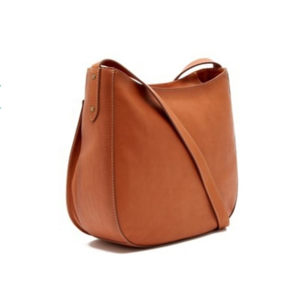 Frye Olivia Large Leather Crossbody Bag-Dusty Rose - Picture 3 of 7